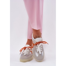 Zapatos deportivos bajos de plata para mujeres 3