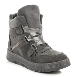 Sport Zapatillas altas con lazo gris 2