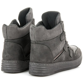 Sport Zapatillas altas con lazo gris 4