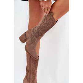 S.Barski Botas abiertas Cowboy S. Barski Hy51-238 Brown marrón 3