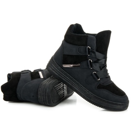 Sport Zapatillas altas con lazo negro 1