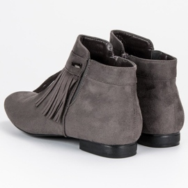 Vinceza Botines planos gris oscuro 1 Vinceza Botines planos gris oscuro 1