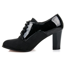 Zapatos lacados Vinceza negro 2