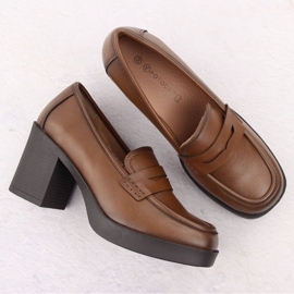 Zapatos de tacón Potocki W 12451 WOL265B marrón 10
