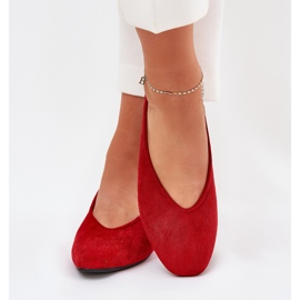 Bailarinas clásicas con rojo ecológico 3