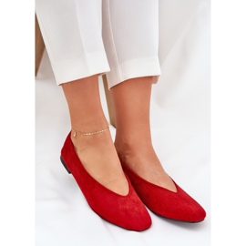 Bailarinas clásicas con rojo ecológico 7