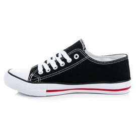 Deportivas negras mckeylor blanco negro 2