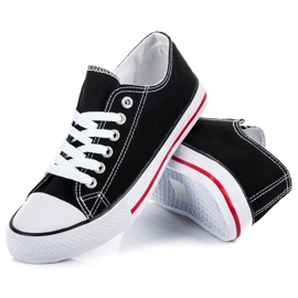 Deportivas negras mckeylor blanco negro 3