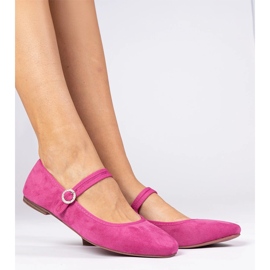 Bailarinas rosadas de ekozamsz con circones rosado 1