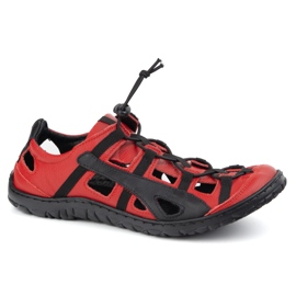 Olivier Zapatos de bicicleta de cuero para hombres 262 kz rojo 2