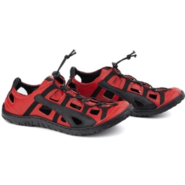 Olivier Zapatos de bicicleta de cuero para hombres 262 kz rojo 3