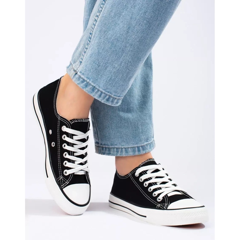 J. Star Zapatillas clásicas negras negro 1