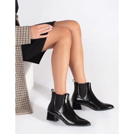 Elegantes botines Chelsea de Sergio Leone negro 1