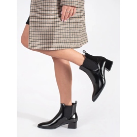 Elegantes botines Chelsea de Sergio Leone negro 4