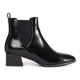 Elegantes botines Chelsea de Sergio Leone negro 5