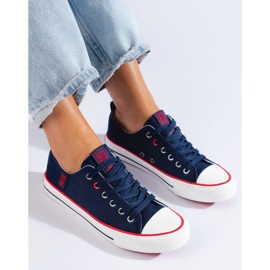 Zapatillas de mujer Big Star JJ274121 azul 2