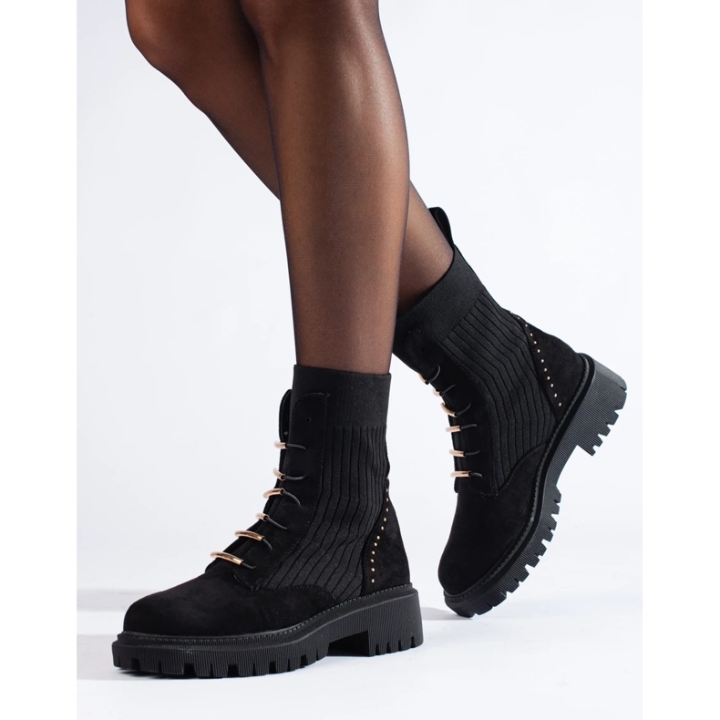 Bolsos anudados ante negro 1