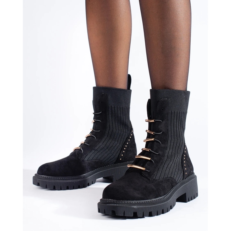 Bolsos anudados ante negro 2