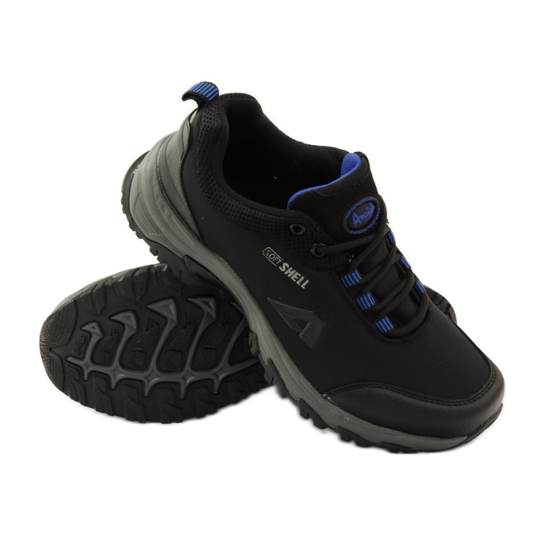 American Club Softshell deportivo americano 1775 negro azul 3