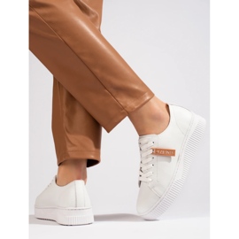Vinceza Zapatillas blancas clásicas de Vincez blanco 2