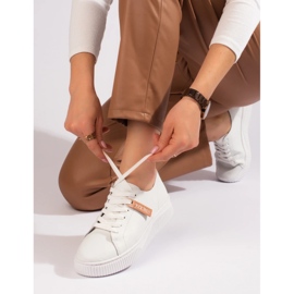 Vinceza Zapatillas blancas clásicas de Vincez blanco 3