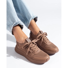 Deportivas de mujer marrón Big Star LL274416 Memory Foam beige 1 Deportivas de mujer marrón Big Star LL274416 Memory Foam beige 1