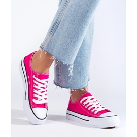 Deportivas bajas de mujer Shelovet rosas rosado 4