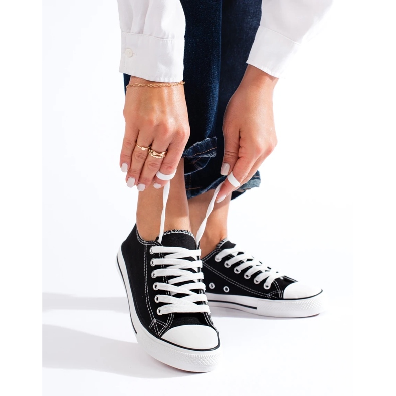 Zapatillas clásicas Shelovet negras. negro 2 Zapatillas clásicas Shelovet negras. negro 2