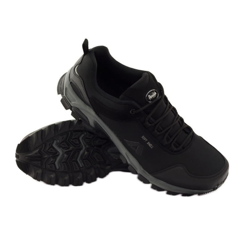 American Club Softshell impermeable deportivo americano negro 3