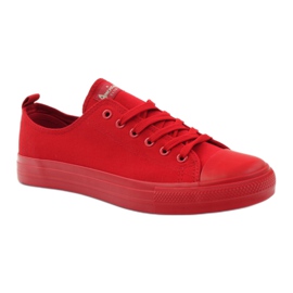 Tenis American Club LH06 atados rojo 1
