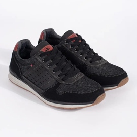 Vico Deportivas hombre negras con cordones. negro 1