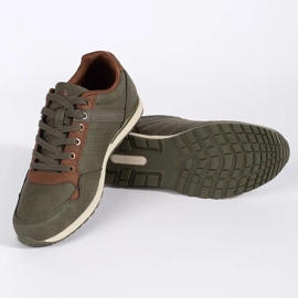 Vico Deportivas hombre cómodas verdes y marrones. 2