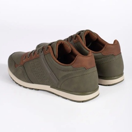 Vico Deportivas hombre cómodas verdes y marrones. 3