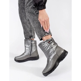 Botas nieve mujer grises 1
