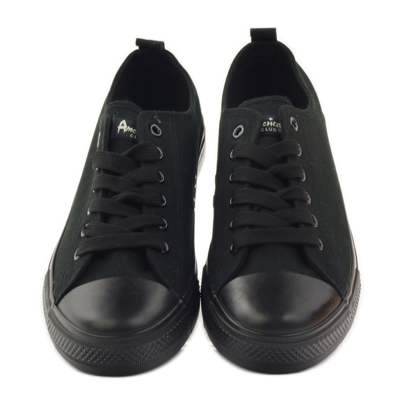 American Club zapatillas negras americanas negro 4