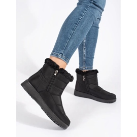 Botas de nieve ligeras de mujer en color negro 1