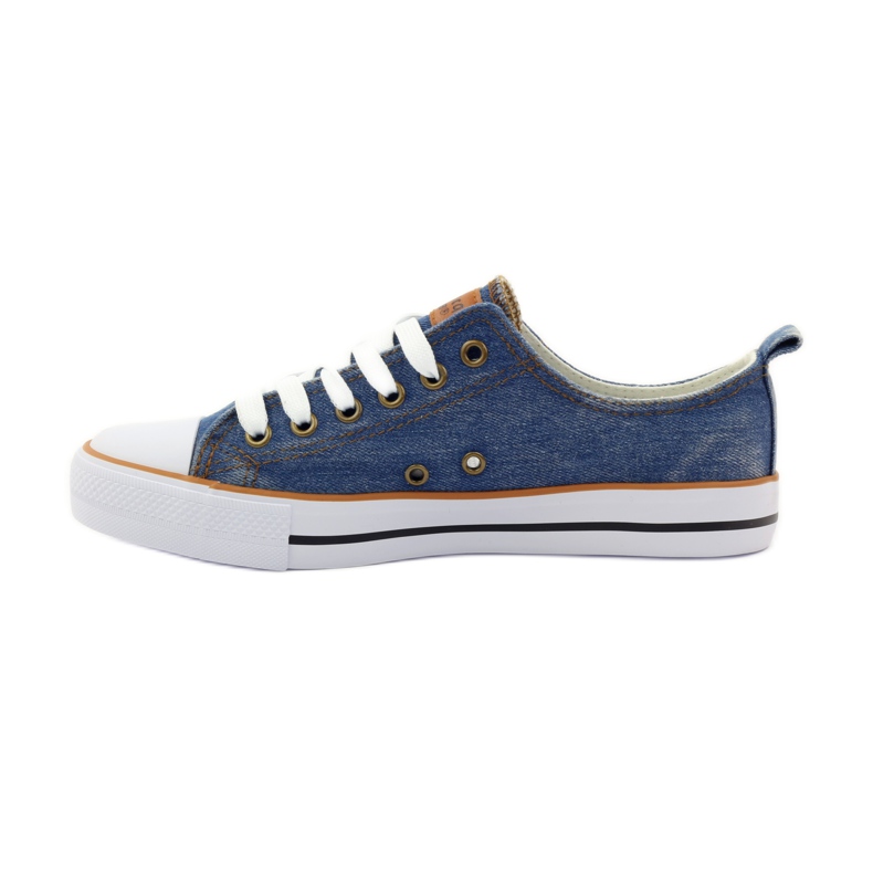 American Club DK jeans zapatillas americanas blanco marrón azul 2