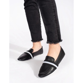 Bailarinas sin cordones elegantes negras negro 1