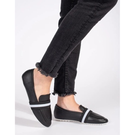 Bailarinas sin cordones elegantes negras negro 2