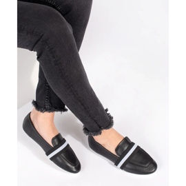 Bailarinas sin cordones elegantes negras negro 3