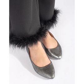 Bailarinas mujer gris brillo 2