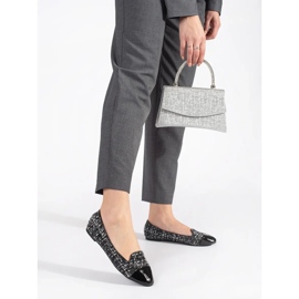 Bailarinas planas mujer blanco y negro 1 Bailarinas planas mujer blanco y negro 1