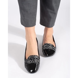 Bailarinas planas mujer blanco y negro 2 Bailarinas planas mujer blanco y negro 2