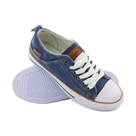 American Club DK jeans zapatillas americanas azul marrón 3