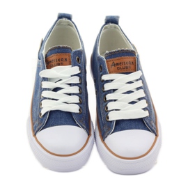 American Club DK jeans zapatillas americanas azul marrón 4