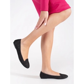 Goodin Bailarinas de mujer negras con encaje. negro 3