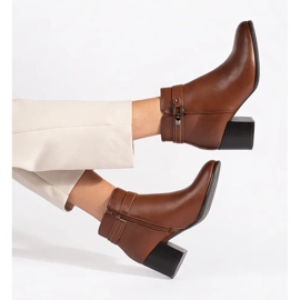 Botines de mujer de piel marrón de Sergio Leone 4