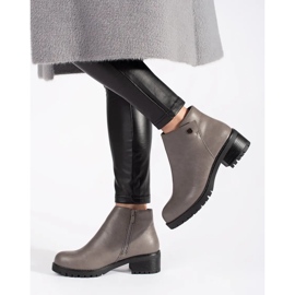 Botas de ecopiel grises 4