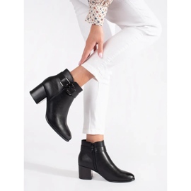 Botines de tacón Sergio Leone negros 1