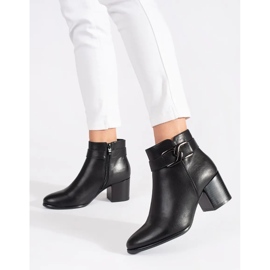 Botines de tacón Sergio Leone negros 2